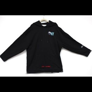 “Main Label.” Just Global black hoodie Men size L
